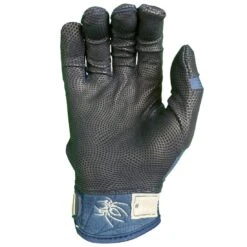 2023 Spiderz Pro Model Batting Gloves: Navy Blue/White -Baseball Shop 2023SpiderzProModelBattingGloves Navy White 2
