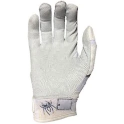 2023 Spiderz Pro Model Batting Gloves: White/Black/Silver 7 2023 Spiderz Pro Model Batting Gloves: White/Black/Silver -Baseball Shop 2023SpiderzProModelBattingGloves White 2