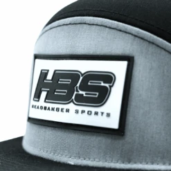Headbanger Sports Lifestyle Pacific P787 6-Panel Arch Snapback Hat: Black / Heather Grey -Baseball Shop 25 0a270c96 12e7 4d7b bdf8 c6bea280a145
