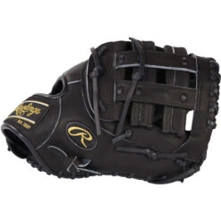 Rawlings Heart Of The Hide 12.5" First Base Mitt: PROFM18-17B 8 Rawlings Heart Of The Hide 12.5" First Base Mitt: PROFM18-17B -Baseball Shop 4 f RH