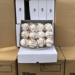 Wilson A1010S Blem Baseballs: One Case (10 Dozen) -Baseball Shop A1010s Box