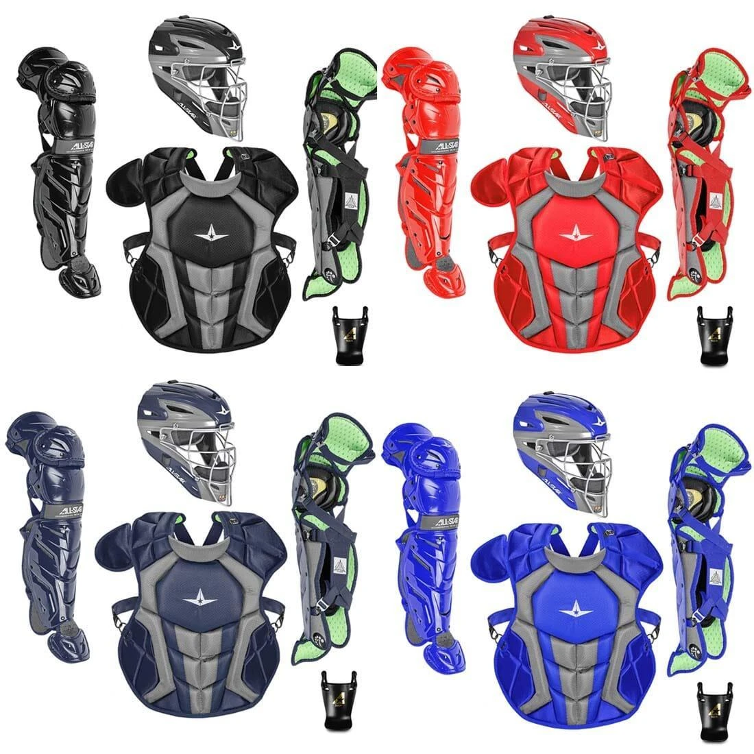 All-Star S7 Axis Elite (Ages 12-16) Catcher's Kit NOCSAE Approved: CKCC1216S7X 3 All-Star S7 Axis Elite (Ages 12-16) Catcher's Kit NOCSAE Approved: CKCC1216S7X