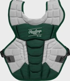 Rawlings Youth Dark Green/White VELO 2.0 Catcher's Gear Box Set: CSV2Y-DG / W 8 Rawlings Youth Dark Green/White VELO 2.0 Catcher's Gear Box Set: CSV2Y-DG / W -Baseball Shop CPV2N W DG 1