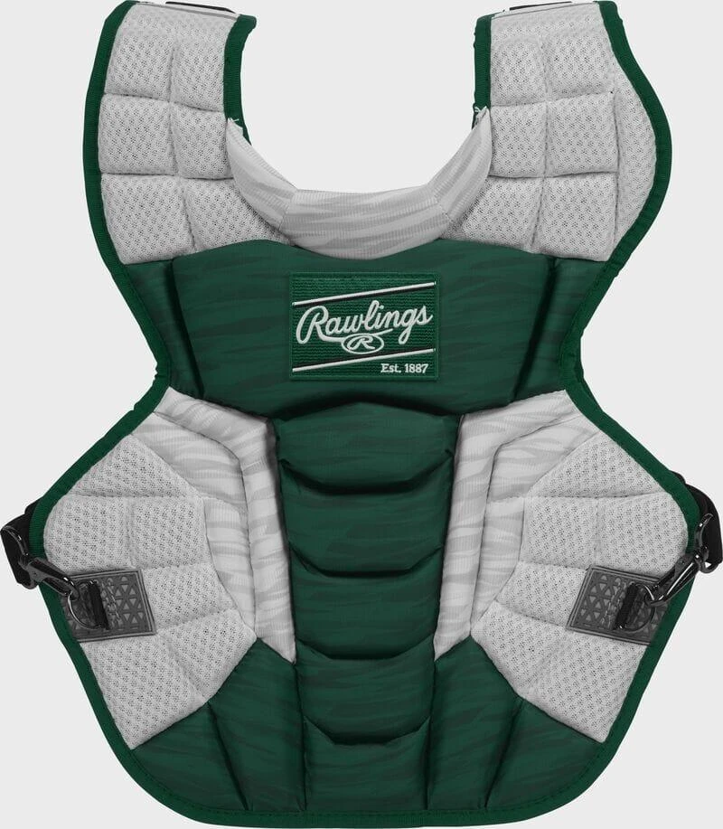 Rawlings Adult Dark Green/White VELO 2.0 Catcher's Gear Box Set: CSV2A-DG/W 6 Rawlings Adult Dark Green/White VELO 2.0 Catcher's Gear Box Set: CSV2A-DG/W - Image 4