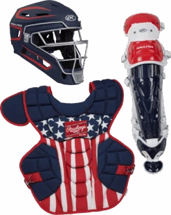 Rawlings Intermediate USA VELO 2.0 Catcher's Gear Box Set: CSV2I-NSW