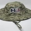 HB Sports Exclusive Pacific 1946 Boonie Bucket Cap: DESERT Camo -Baseball Shop Camo Bucket Cap AMerican Flag