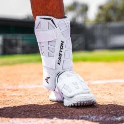 Easton Baseball/Softball Batter's Protective Leg Guard (Multiple Colors) -Baseball Shop Easton Leg Guard Lifestyle 2