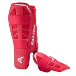 Easton Baseball/Softball Batter's Protective Leg Guard (Multiple Colors) -Baseball Shop Easton Leg Guard RHH RED