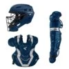 Easton Elite X Catcher's Box Set (Adult, Intermediate & Youth): Navy -Baseball Shop EliteX Navy