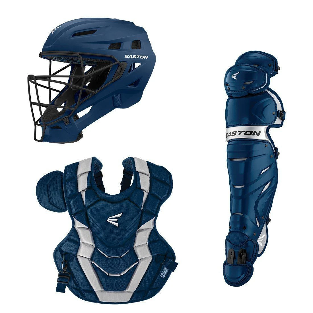 Easton Elite X Catcher's Box Set (Adult, Intermediate & Youth): Navy 3 Easton Elite X Catcher's Box Set (Adult, Intermediate & Youth): Navy