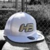 Headbanger Sports I8501 Cap America Flexfit Performance Trucker Mesh Back Hat: White & Gold -Baseball Shop Gold1