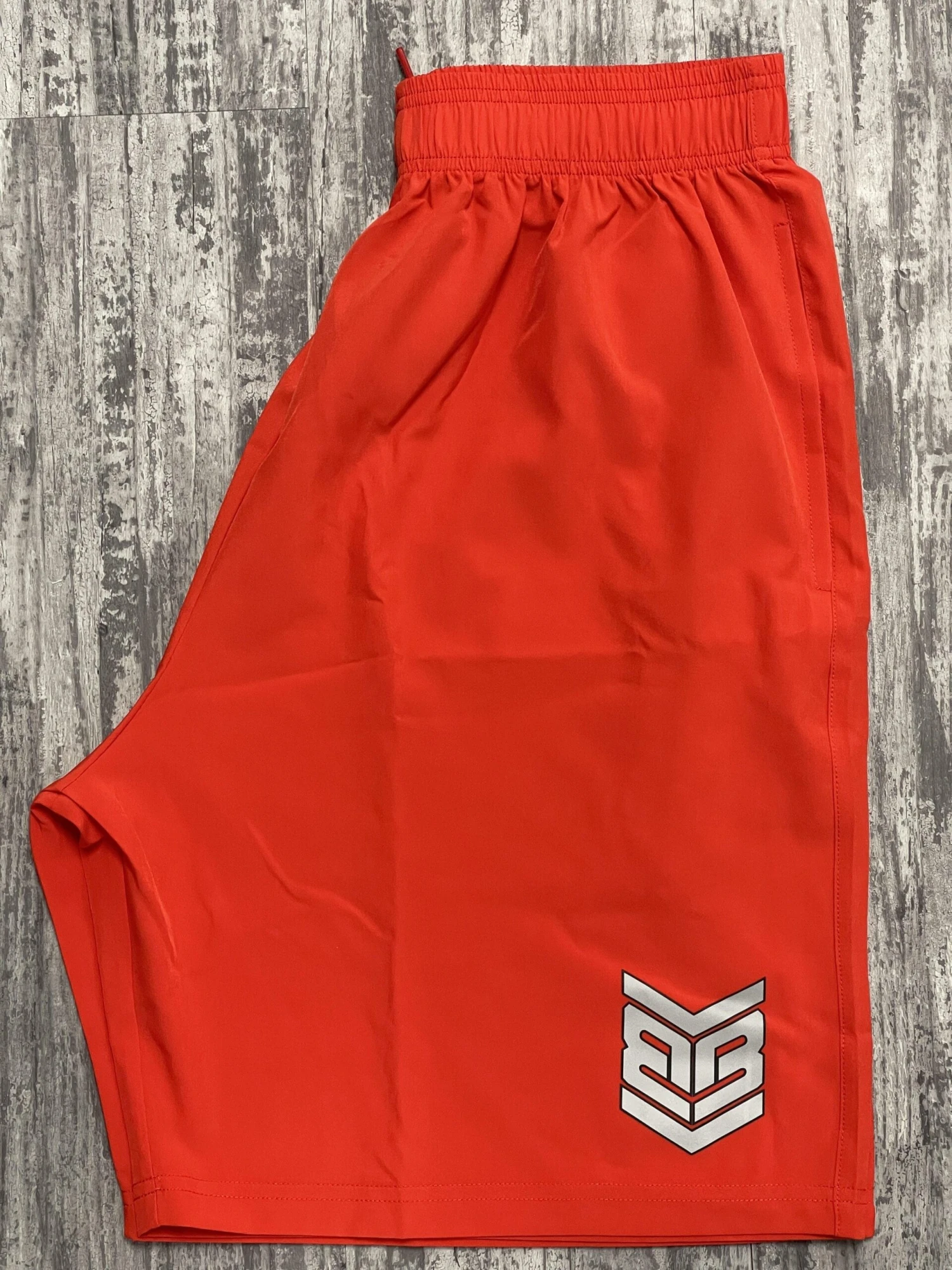 Banger Brand Exclusive 4 Way Stretch Shorts W/ Reflective Logo 5 Banger Brand Exclusive 4 Way Stretch Shorts W/ Reflective Logo - Image 3