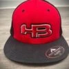 HB Sports Exclusive ES342 Fitted Baseball And Softball Hat: Wolfpack