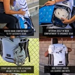 Easton Jen Schro Catcher's Backpack: 8073091 -Baseball Shop Jen Catchers bag tech