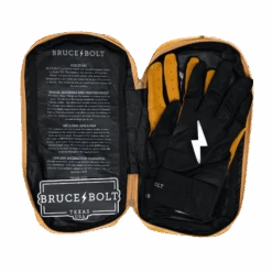 Bruce Bolt PREMIUM PRO Long Cuff Batting Gloves: Black 15 Bruce Bolt PREMIUM PRO Long Cuff Batting Gloves: Black -Baseball Shop LC BLKG BAG2