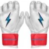 Bruce Bolt PREMIUM PRO BRINSON Series Long Cuff Batting Gloves: White -Baseball Shop LC LBW HERO