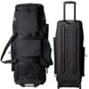 Miken MKMK7X Black Pro Wheeled Roller Bat Bag: MKMK7X-PRO-BLK -Baseball Shop MKMK7X PROBLACKFrontandBack