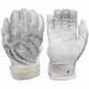 2022 Spiderz PRIZM Batting Gloves: White/Silver -Baseball Shop PRIZM WhiteSilver