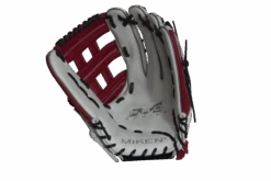 Miken Pro Series 13.5″ Slow Pitch Fielding Glove – White/Scarlet/Navy: PRO135WSN -Baseball Shop PRO135WSN FRONT 52f0eec0 b474 43b5 97ee 16036864fd5f
