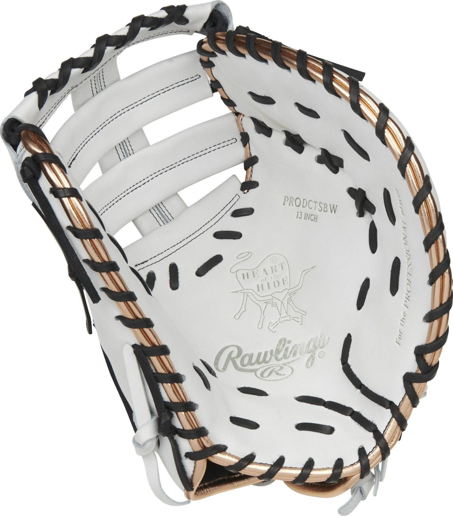 Rawlings Heart Of The Hide 12.5" Fastpitch Softball First Base Mitt: PRODCTSBW 4 Rawlings Heart Of The Hide 12.5" Fastpitch Softball First Base Mitt: PRODCTSBW - Image 2