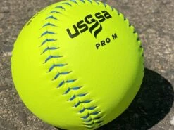 Worth 12" Super Gold Dot PRO M USSSA Slowpitch Softballs (Dozen): UM12CY -Baseball Shop PhotoMar11 121045PM