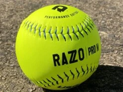 DeMarini RAZZO 12" PRO M USSSA Slowpitch Softballs (Dozen): WTDRZPMC12UB -Baseball Shop PhotoMar11 121157PM
