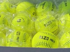 DeMarini RAZZO 12" PRO M USSSA Slowpitch Softballs (Dozen): WTDRZPMC12UB -Baseball Shop PhotoMar11 121203PM