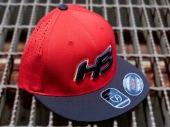 Headbanger Sports I8503 Cap America Flexfit Perforated Performance Hat: Red & Black 8 Headbanger Sports I8503 Cap America Flexfit Perforated Performance Hat: Red & Black -Baseball Shop Red2