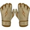 Bruce Bolt PREMIUM PRO Gold Series Batting Gloves: Short Cuff -Baseball Shop SC GLD HERO