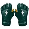 Bruce Bolt PREMIUM PRO Short Cuff Batting Gloves: GREEN 2 Bruce Bolt PREMIUM PRO Short Cuff Batting Gloves: GREEN -Baseball Shop SC GRNG HERO