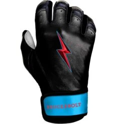Bruce Bolt PREMIUM PRO BRINSON Series Short Cuff Batting Gloves: Black 10 Bruce Bolt PREMIUM PRO BRINSON Series Short Cuff Batting Gloves: Black -Baseball Shop SC LBB RIGHT