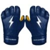 Bruce Bolt PREMIUM PRO Short Cuff Batting Gloves: Navy -Baseball Shop SC NVYG HERO