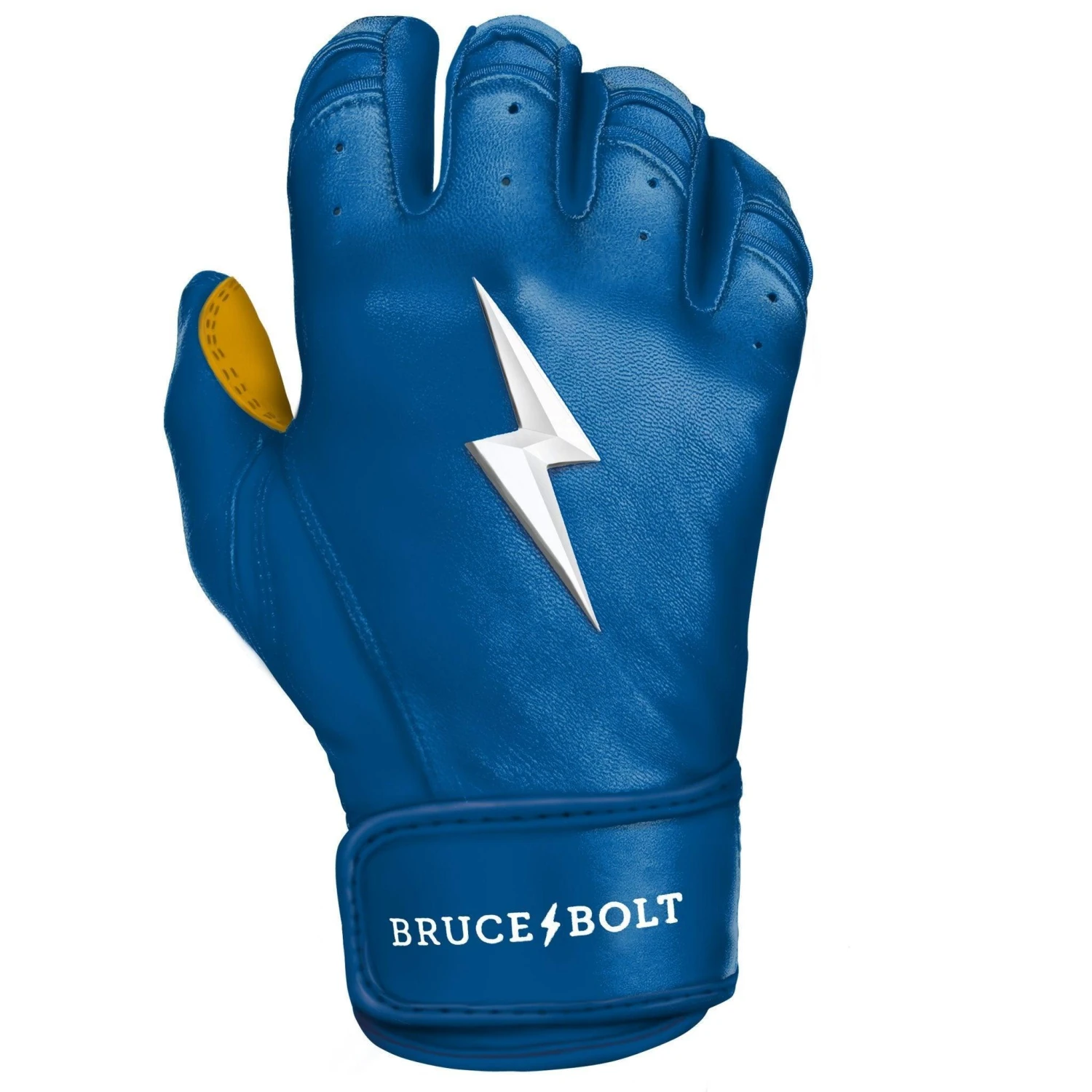 Bruce Bolt PREMIUM PRO Short Cuff Batting Gloves: Royal 12 Bruce Bolt PREMIUM PRO Short Cuff Batting Gloves: Royal - Image 10
