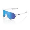100% S2 Sunglasses Matte White - HiPER Blue Multilayer Mirror Lens 2 100% S2 Sunglasses Matte White - HiPER Blue Multilayer Mirror Lens -Baseball Shop SP21 S2 60006 00006 3Q