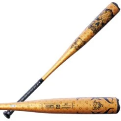 2023 DeMarini Voodoo One Gold BBCOR (-3) Baseball Bat: WBD2352010 -Baseball Shop WBD2352010 8 DeMarini Voodoo One GD.png.cq5dam.web .1200.1200