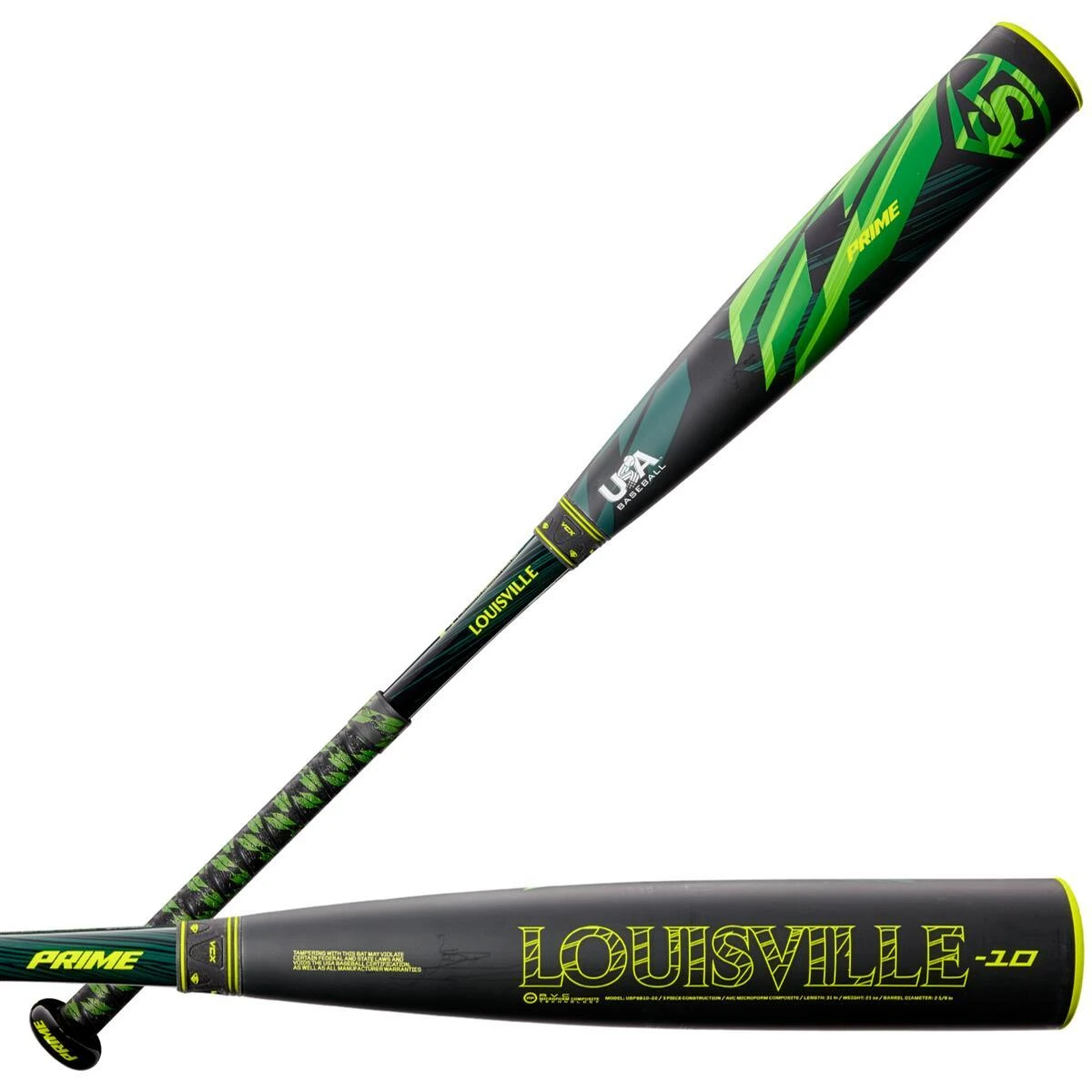 2022 Louisville Slugger Prime (-10) USA Baseball Bat: WBL2536010 4 2022 Louisville Slugger Prime (-10) USA Baseball Bat: WBL2536010 - Image 2