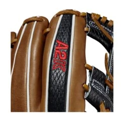 2021 Wilson A2K 1787 11.75" Infield Baseball Glove: WBW1000601175 -Baseball Shop WBW100060 5 A2K IF 1787 1175 SaddleTan BlackSnakeSS.png.cq5dam.web .1200.1200