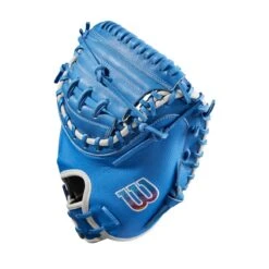 2023 Wilson A2000 Love The Moment CM33 33" Baseball Catcher's Mitt: WBW10084833 -Baseball Shop WBW100848 2 A2000 C LTM CM33 33 AutismSpeaksBlue.png.cq5dam.web .1200.1200