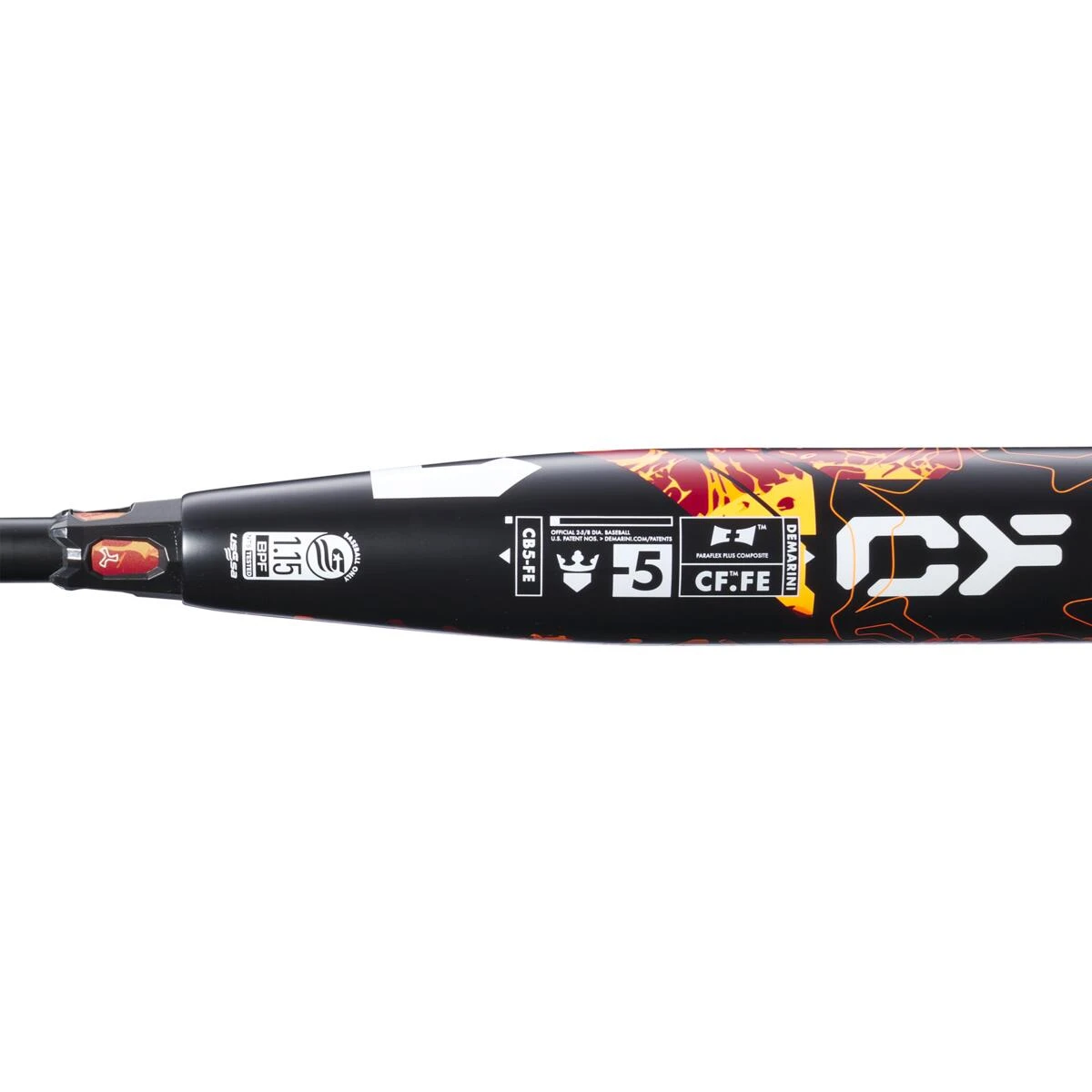 2022 DeMarini CF Mashup (-5) 2 5/8" USSSA Baseball Bat: WTDXCB5-FE 10 2022 DeMarini CF Mashup (-5) 2 5/8" USSSA Baseball Bat: WTDXCB5-FE - Image 8