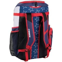 Worth Pro Slowpitch Backpack: WBA004 -Baseball Shop WorthProSlowpitchBackpack WBA004back