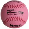 Worth Pink 11" WSL Super Green Dot 47/400 Slowpitch Softballs (Dozen): WPS11WSLC -Baseball Shop Worth WSL Slowpitch Pink Ball WPS11WSLC