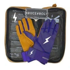 Bruce Bolt PREMIUM PRO Long Cuff Batting Gloves: Purple -Baseball Shop premium pro long cuff batting gloves purple brucebolt 220810