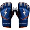 Bruce Bolt PREMIUM PRO NIMMO Long Cuff Batting Gloves: Mets Blue -Baseball Shop premium pro nimmo series long cuff batting gloves blue gloves brucebolt 692298