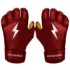 Bruce Bolt PREMIUM PRO Short Cuff Batting Gloves: Maroon -Baseball Shop premium pro short cuff batting gloves maroon brucebolt 213512