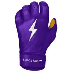 Bruce Bolt PREMIUM PRO Short Cuff Batting Gloves: Purple 11 Bruce Bolt PREMIUM PRO Short Cuff Batting Gloves: Purple -Baseball Shop premium pro short cuff batting gloves purple brucebolt 315746